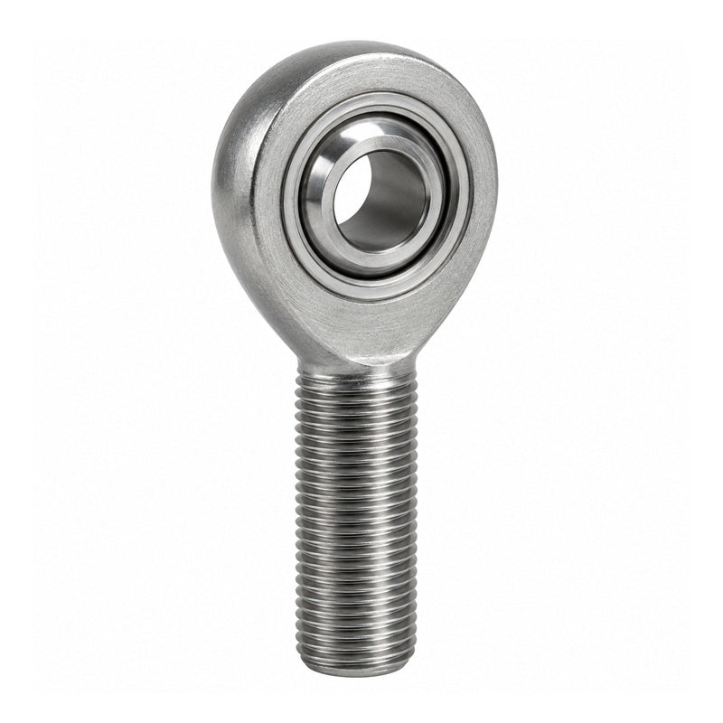 ISB TSML22BB Left Hand Maintenance Required Steel/Steel Plain Male Rod End M22 Thread