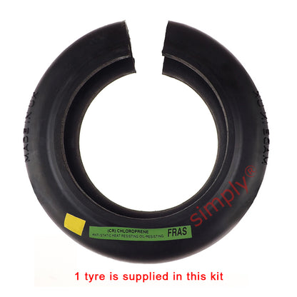 Major Brand F50F/F50B Inner Facing Taper Bore/Pilot Bored Tyre Drive Coupling Assembly with Fire Resistant Antistatic (F.R.A.S) Tyre