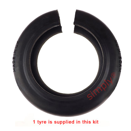 Major Brand F80F/F80B Inner Facing Taper Bore/Pilot Bored Type Tyre Drive Coupling Assembly with Natural Rubber Tyre