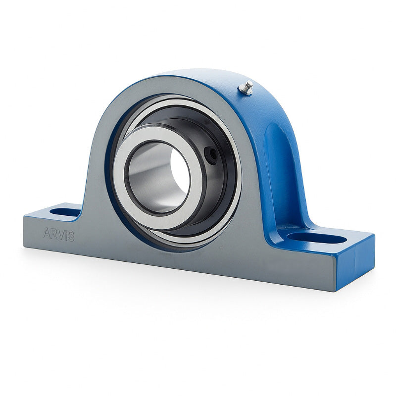Major Brand UCP205T-25M Metric Steel Two Bolt Pillow / Plummer Block Housing with 25mm Bore Insert - Allow 3-4 Weeks