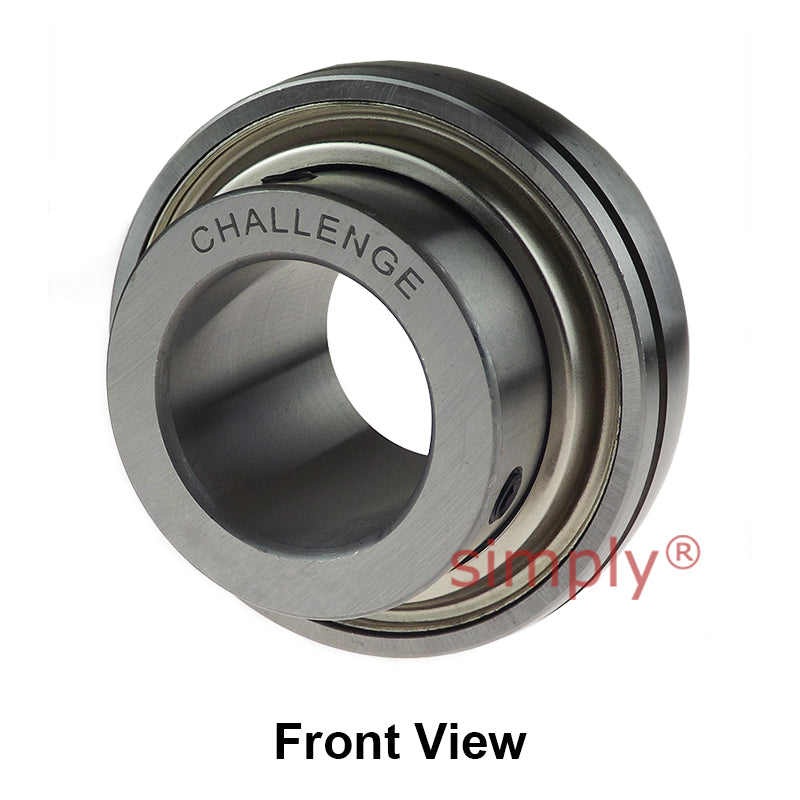 Challenge UCX08 Metric Insert with Grub Screws with 40mm Bore 85mm Outside Dia and Triple Lip Seal Ideal for Agricultural and Outdoor Use