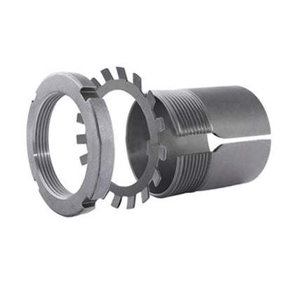 SNR UKP211H311 Metric Cast Iron Two Bolt Pillow / Plummer Block Housing Insert and Adaptor Sleeve Fits 50mm Shaft - Allow 2-3 Days