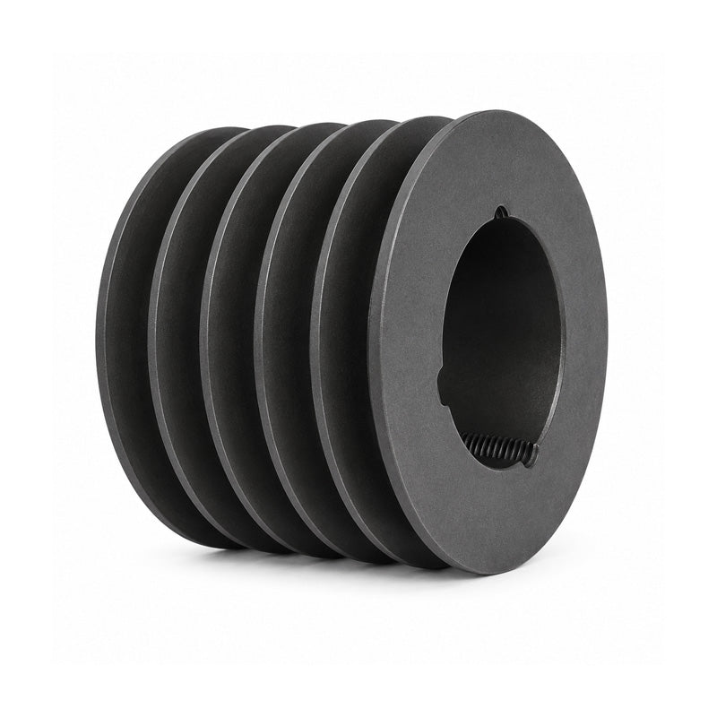 PowerDrive 160X5SPZ 160mm Pitch Diameter SPZ Section Tapered Locking Bush Type Pulley with 5 Grooves (Bush not Incl.) - Allow 2-3 Days