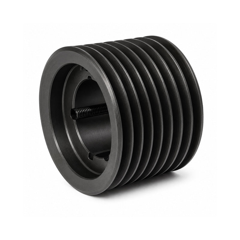 PowerDrive 630X8SPZ 630mm Pitch Diameter SPZ Section Tapered Locking Bush Type Pulley with 8 Grooves (Bush not Incl.) - Allow 2-3 Days