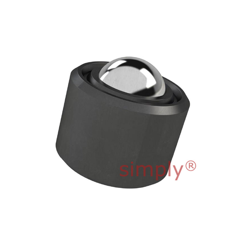 High-Performance Push Fit Ball Transfer Unit with 25.4mm Steel Ball - Load Capacity 165kg - Allow 2-3 Days