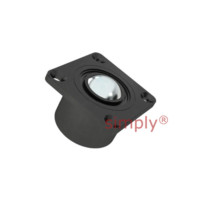 High-Performance High Capacity 4 Bolt Top Mounted Square Ball Transfer Unit with 25.4mm Steel Ball - Load Capacity 327kg - Allow 2-3 Days