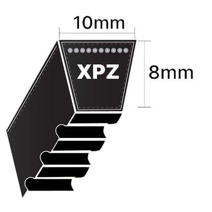 XPZ800 Gates Quad Power 4 XPZ-Section Cogged V-Belt (Uniset Match)