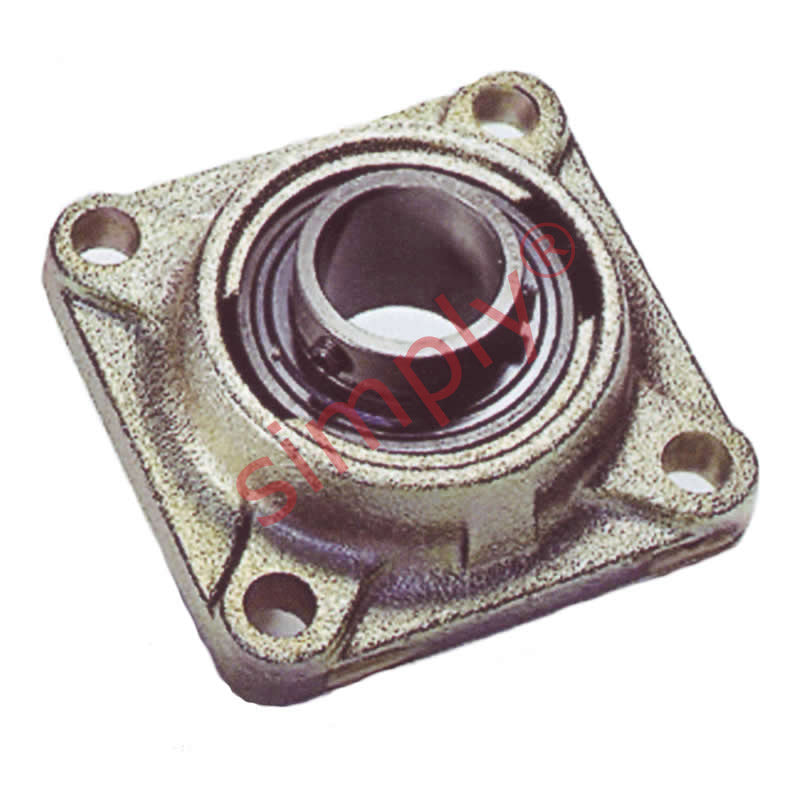 SKF FY45TFVA228 Y Bearing Four Bolt Square High Temperature Flange Unit Housing with Graphite Cage Insert for Metric Shaft 45mm